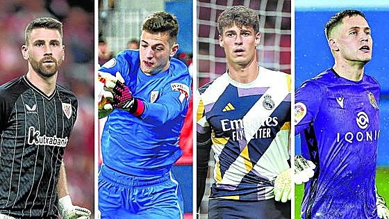 El momento dulce de la cantera de porteros del Athletic: siete juegan en Primera División