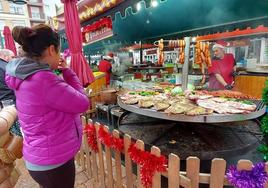 El mercado contará también este año con un espacio para comidas.