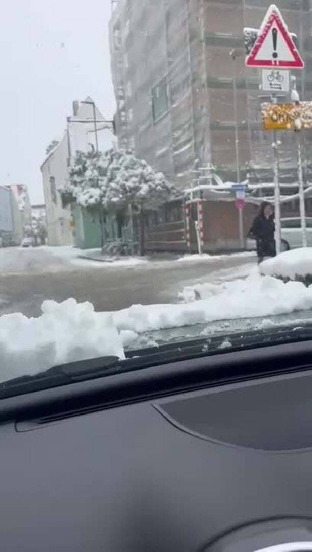 Tres días atrapados por la nieve en Munich