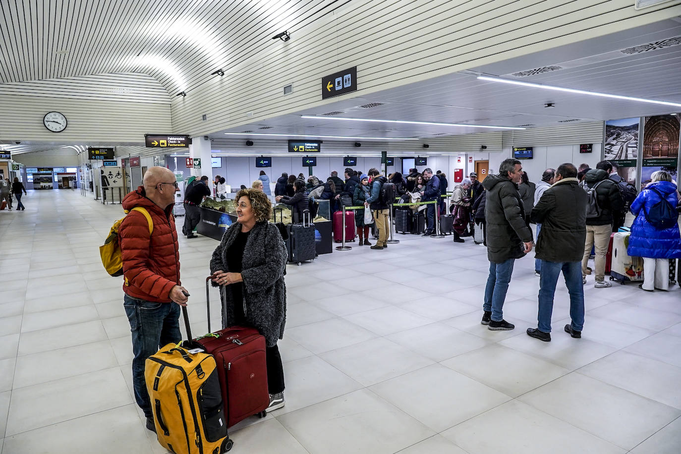 Así ha sido la &#039;operación salida&#039; en el aeropuerto de Foronda