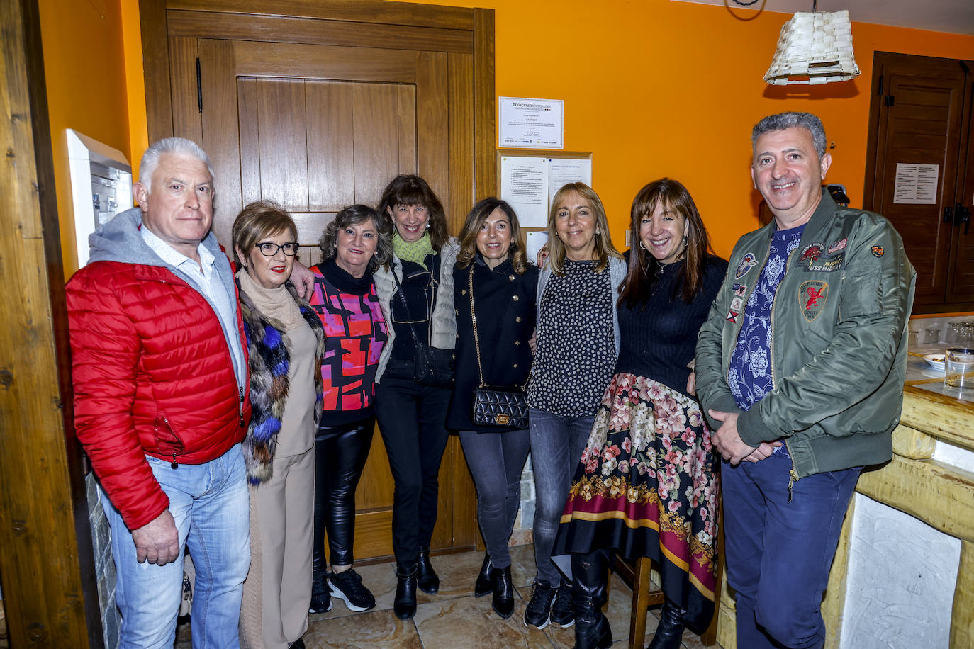 La cena en la sociedad gastronómica Gatzalde, en imágenes