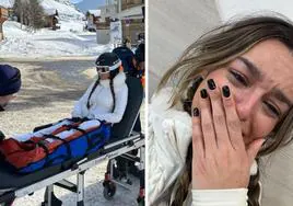 Así fue el accidente de Marta Díaz esquiando en los Alpes