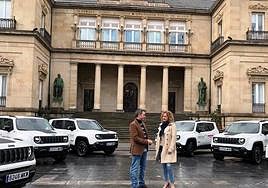 Ocho nuevos vehículos de 'emisiones cero' para la flota de la Diputación de Álava