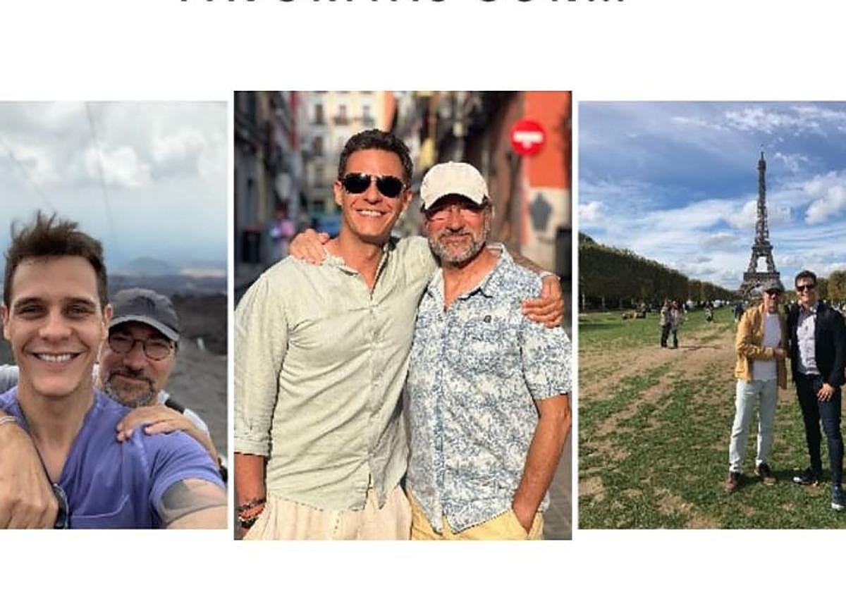 Christian Gálvez comparte sus fotos favoritas con su padre: tres momentos mágicos