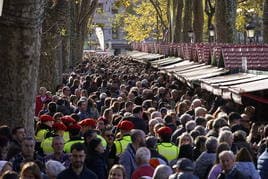 Multitudes en la feria de Santo Tomás del año pasado