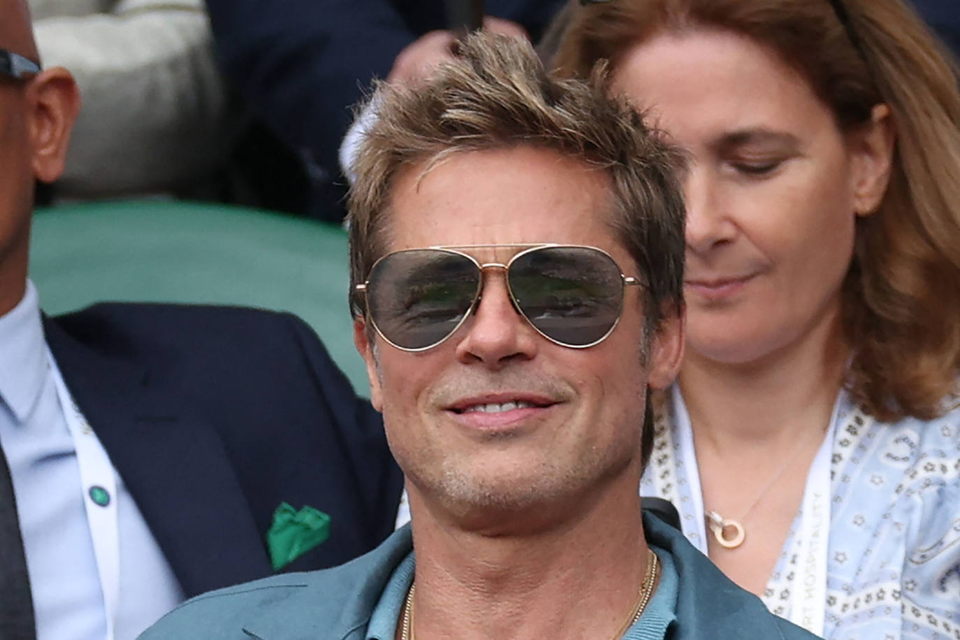 En julio de este año, el actor acaparó todas las miradas en la grada de la final de Wimbledon