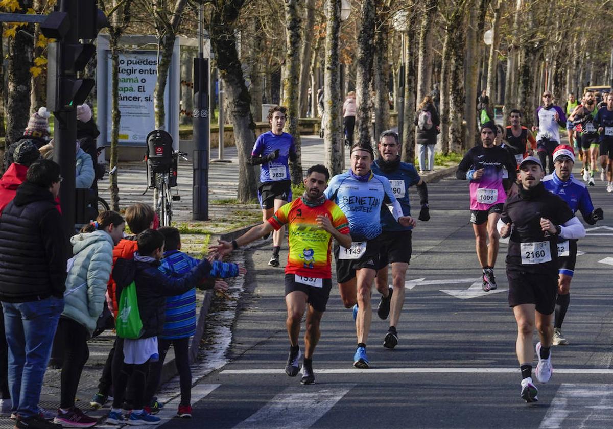 El agradecimiento de los deportistas hacia el publico fue una constante durante la mañana.