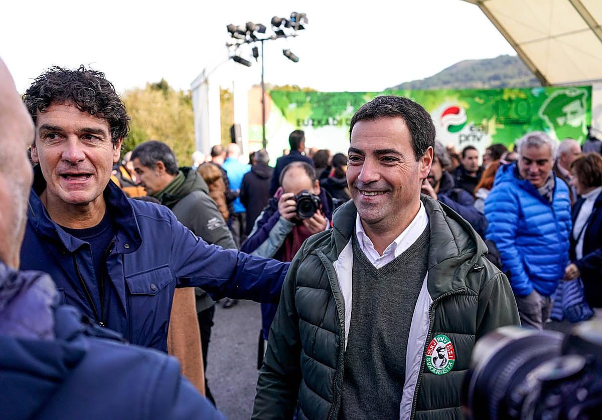 Unai Rementeria eta Imanol Pradales.