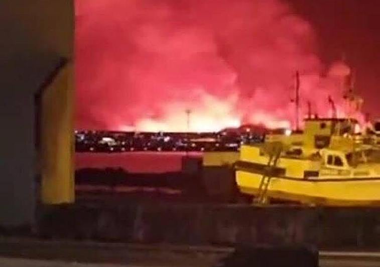 El testimonio de un vitoriano en Islandia: «Acaba de explotar el volcán enfrente de casa»