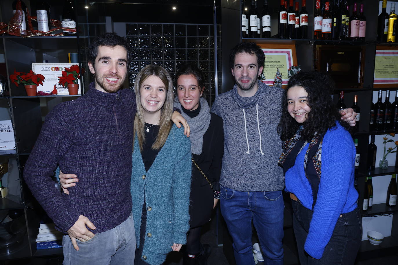 Así fue la cena en la sociedad gastronómica Azkenean