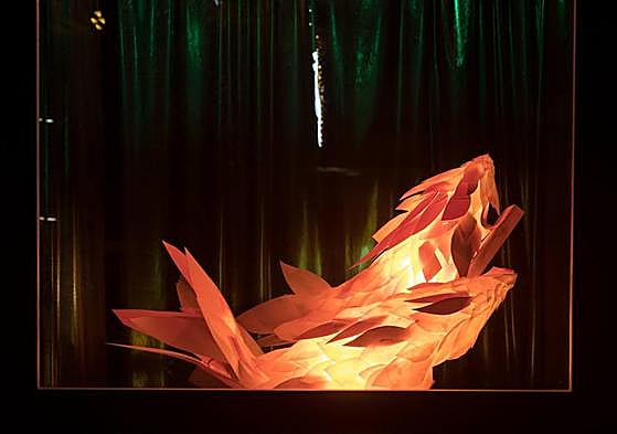 El escaparate de Aldama Arraindegia es, además, «el más espectacular» de la comarca.