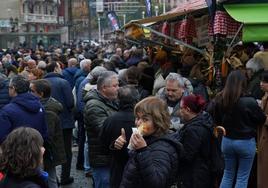 La gran fiesta del talo vuelve a triunfar en Bilbao