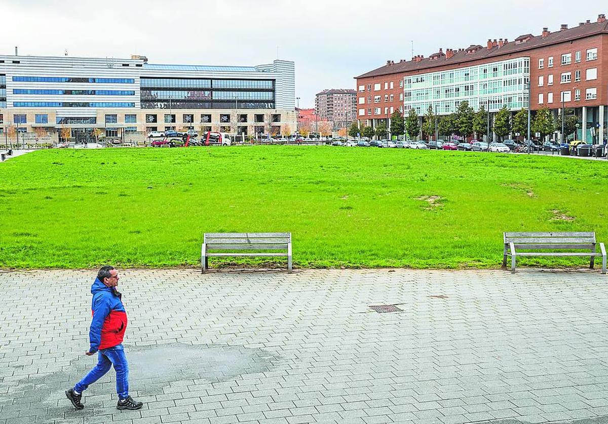 La futura sede del campus del vino estará junto a la estación de autobuses y el Gobierno vasco.