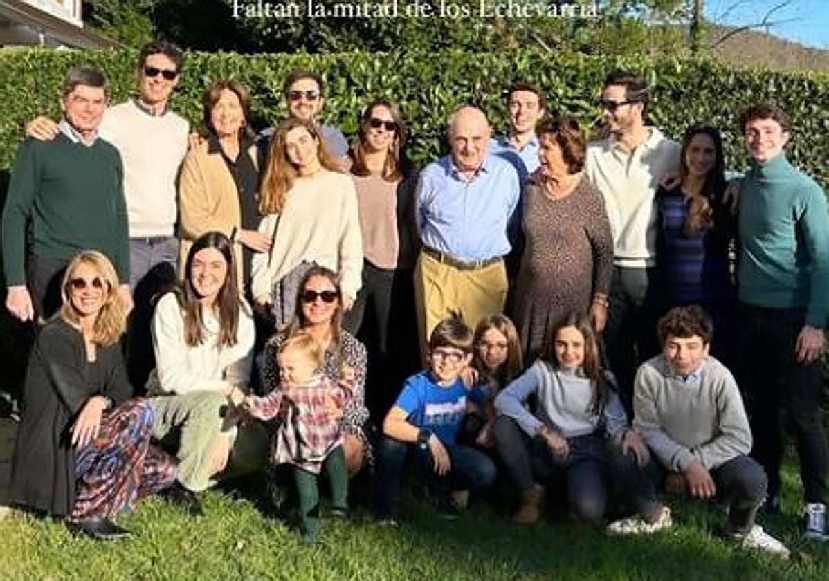 Marta Pombo y su marido Luis Zamalloa disfrutan de la Navidad en Bizkaia