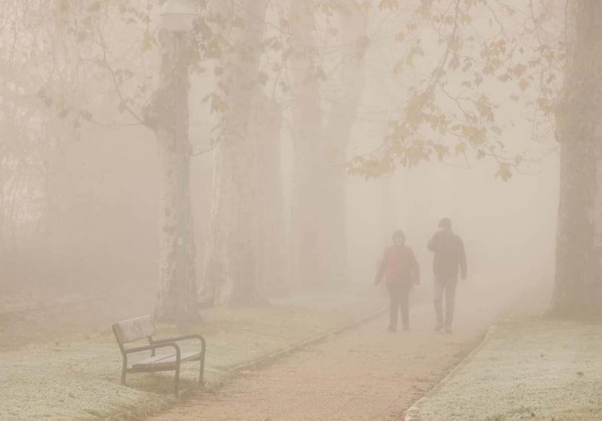 Álava se vuelve a helar con mínimas de hasta -5,6 grados