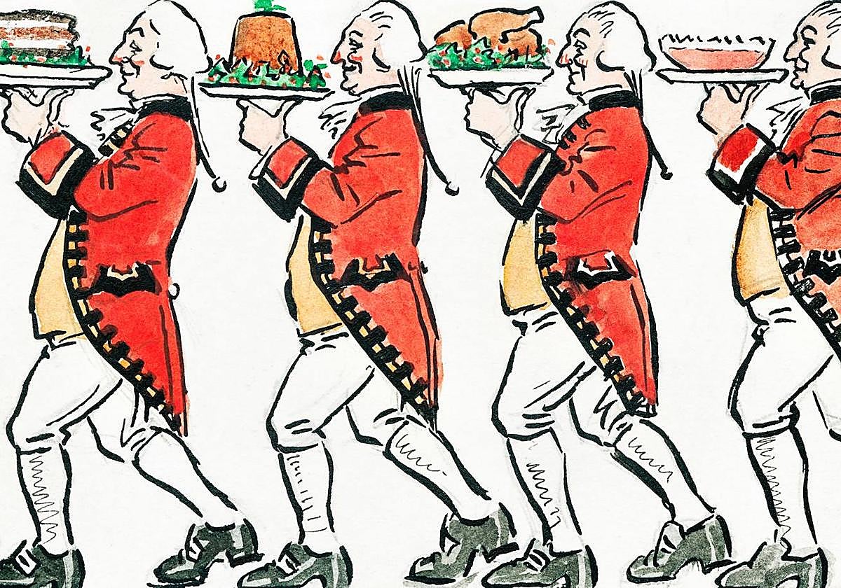 Ilustración navideña, 1907. New York Public Library.