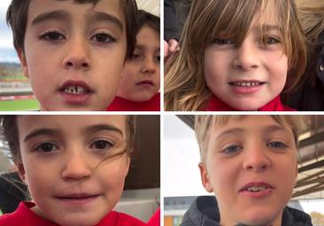 Conocer a los Williams, ganar la Champions... los deseos de los athleticzales más peques para 2024