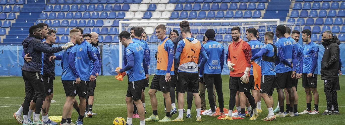 Las mejores fotos del entrenamiento a puerta abierta del Alavés