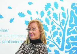 Marian Díaz es la presidenta de la Asociación de Familiares de Enfermas de Alzhéimer y otras demencias de Bizkaia (AFA).