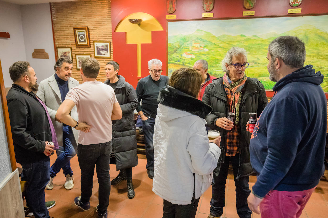 La cena en Abendaño, en imágenes