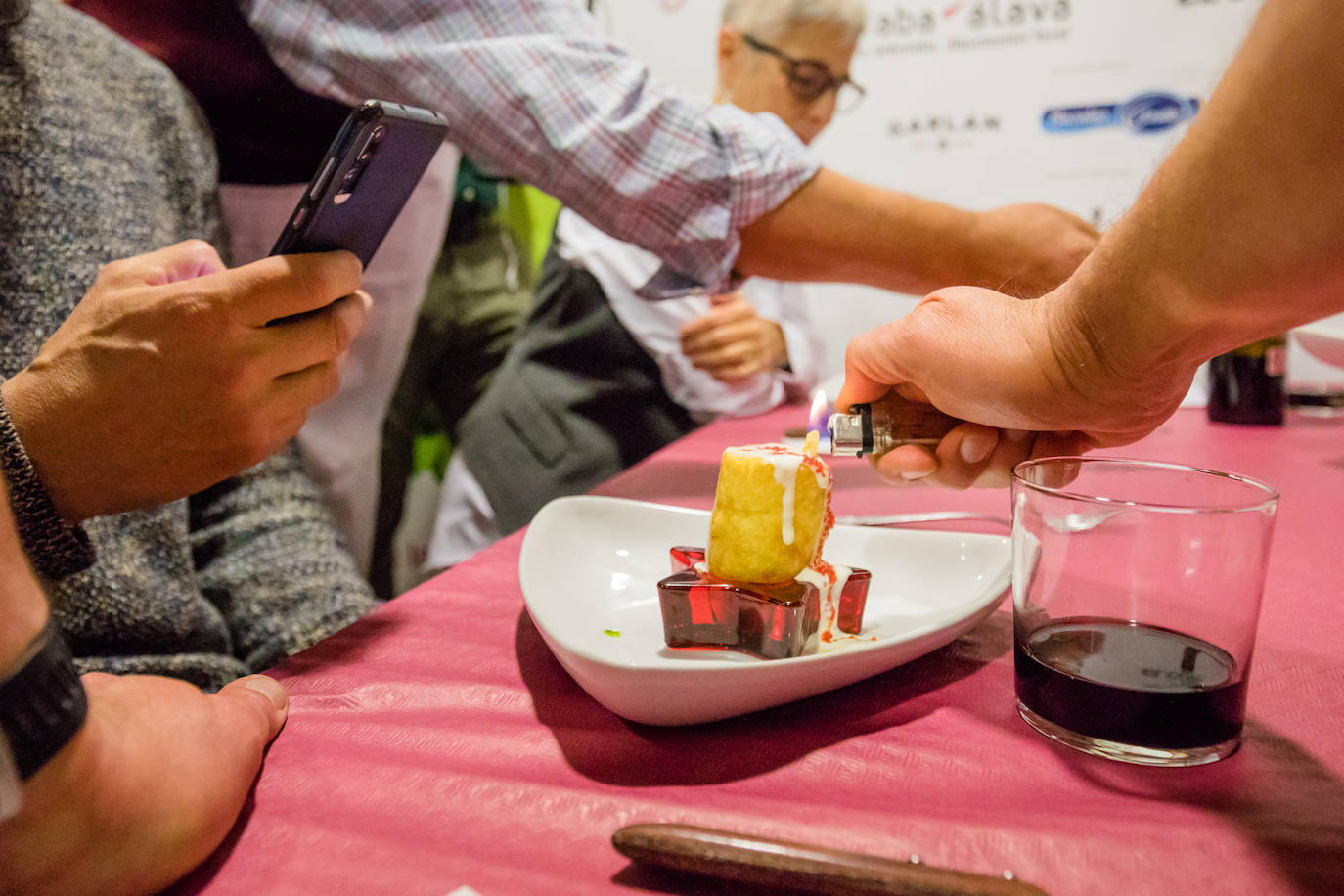 La cena en Abendaño, en imágenes
