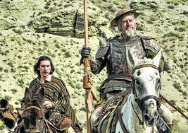 Jonathan Pryce y Adam Driver en 'El hombre que mató a Don Quijote', de Terry Gilliam.