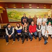 La cena en Abendaño, en imágenes