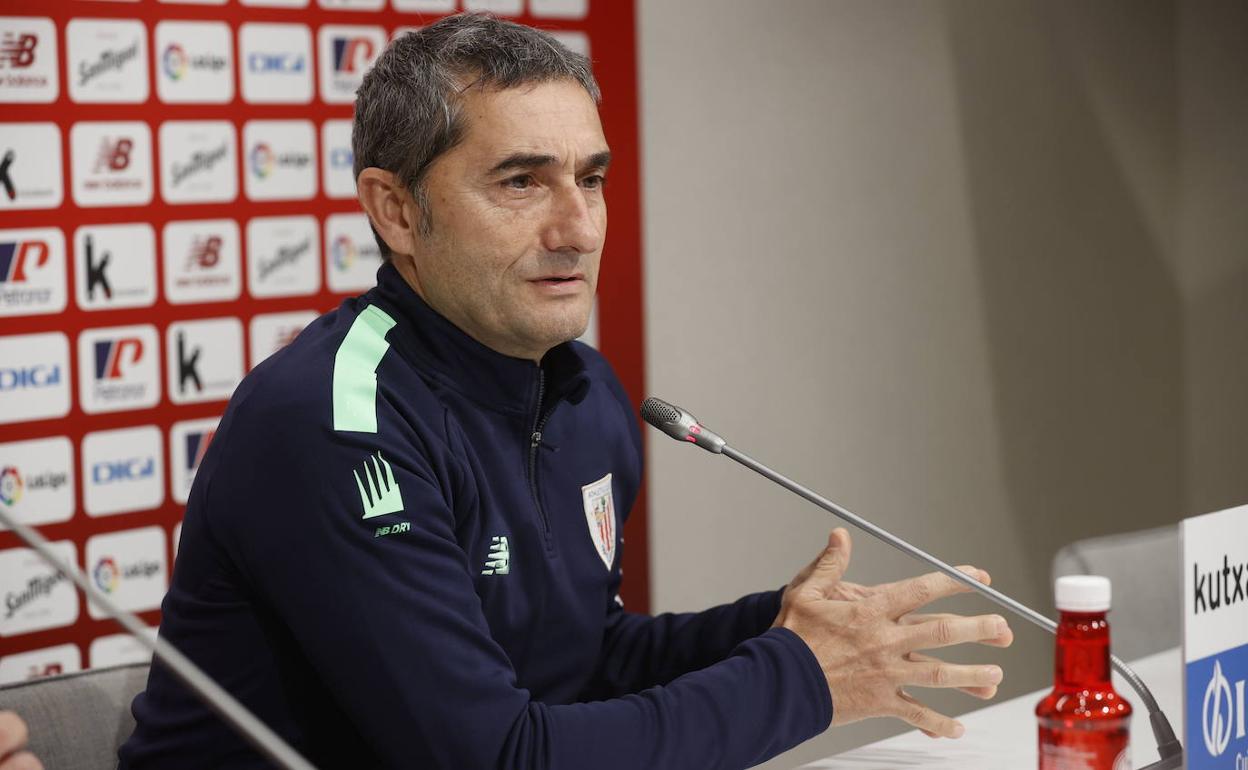 Ernesto Valverde encara la eliminatoria contra el Eldense con el máximo respeto por el rival. 