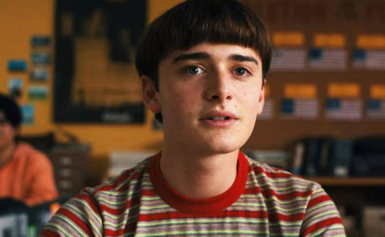 El actor Noah Schnapp, encarnando a Will Byers. 