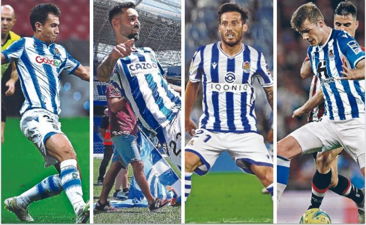 Zubimendi, Brais Méndez, David Silva y Alexander Sorloth