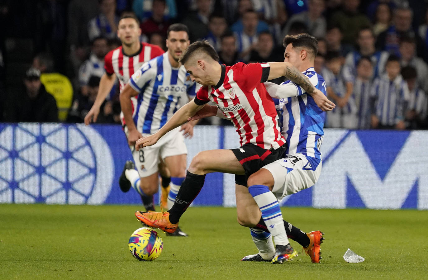 Fotos: El derbi entre la Real Sociedad y el Athletic, en imágenes