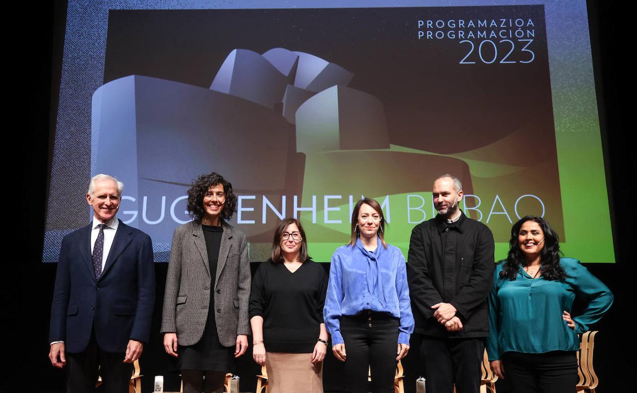 Juan Ignacio Vidarte, Marta Blàvia, Lucía Agirre, Lekha Hileman Waitoller, Manuel Cirauqui y Geaninne Gutiérrez-Guimaras. 