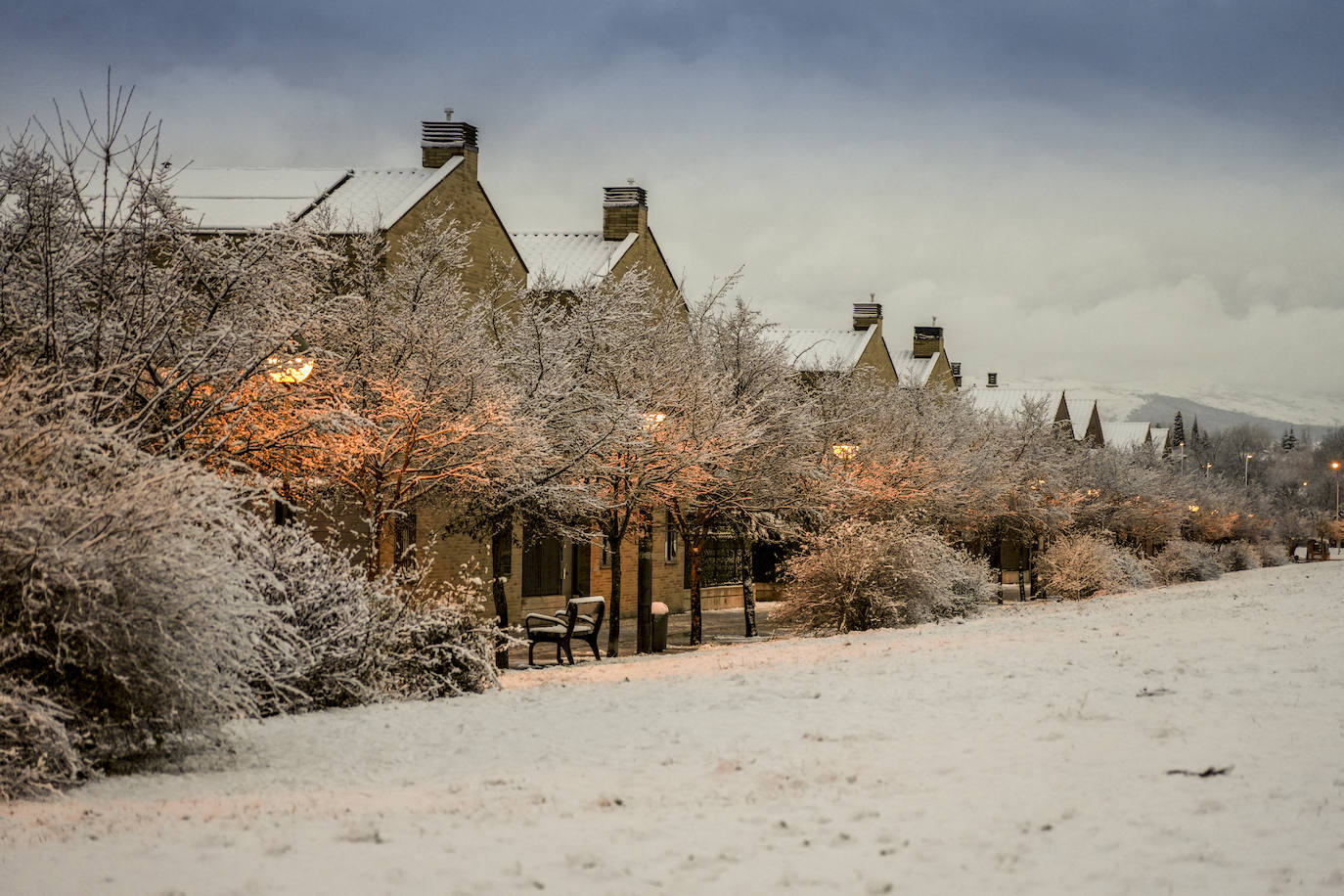 Fotos: Álava vive el primer temporal de nieve del invierno