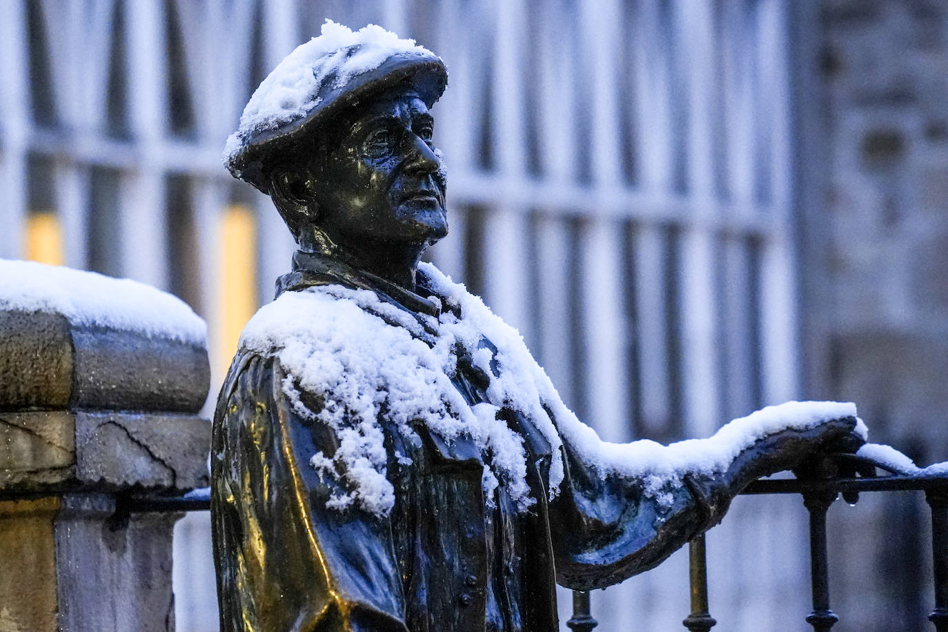 Fotos: Álava vive el primer temporal de nieve del invierno