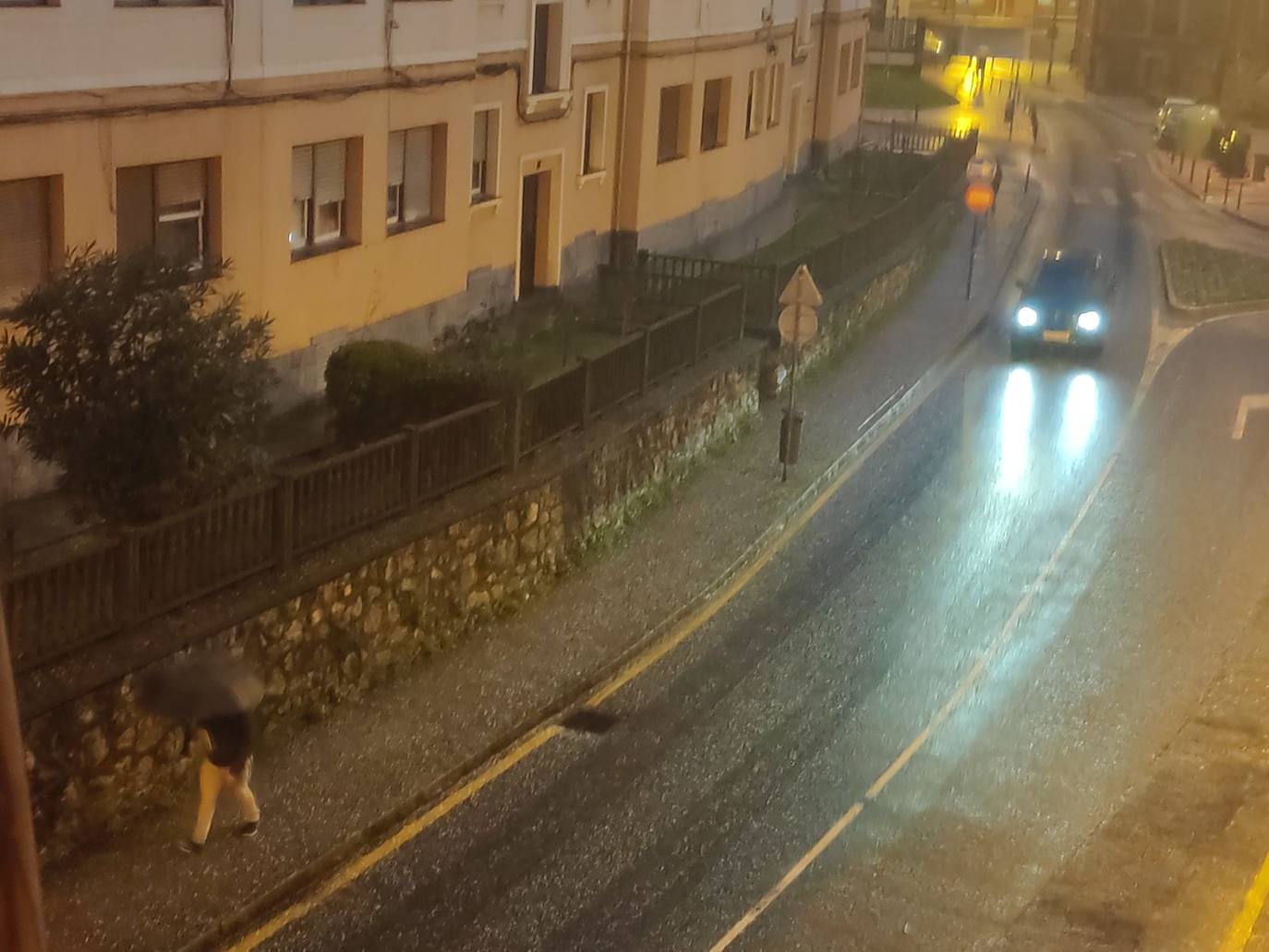 Granizada en Barakaldo.