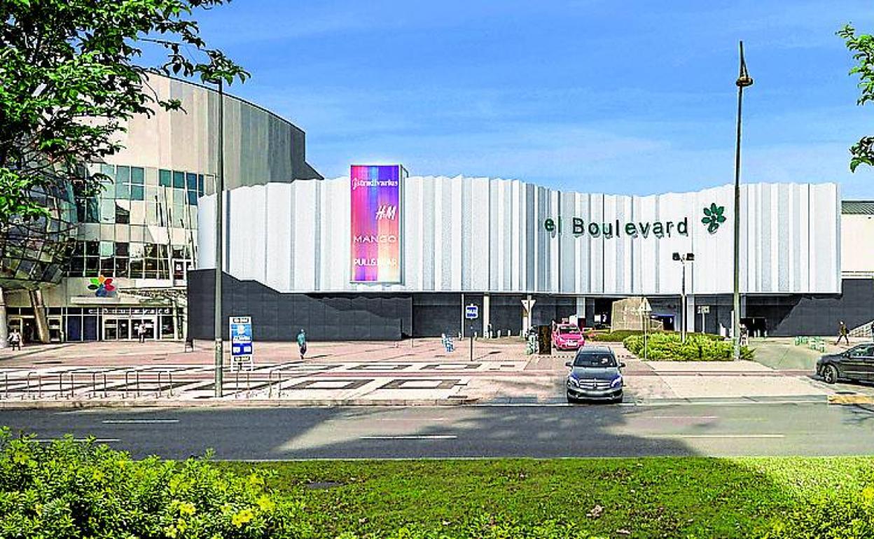 Recreación de la futura fachada de El Boulevard. 