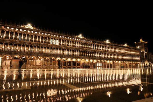 Fotos: El encanto de Venecia al caer la noche