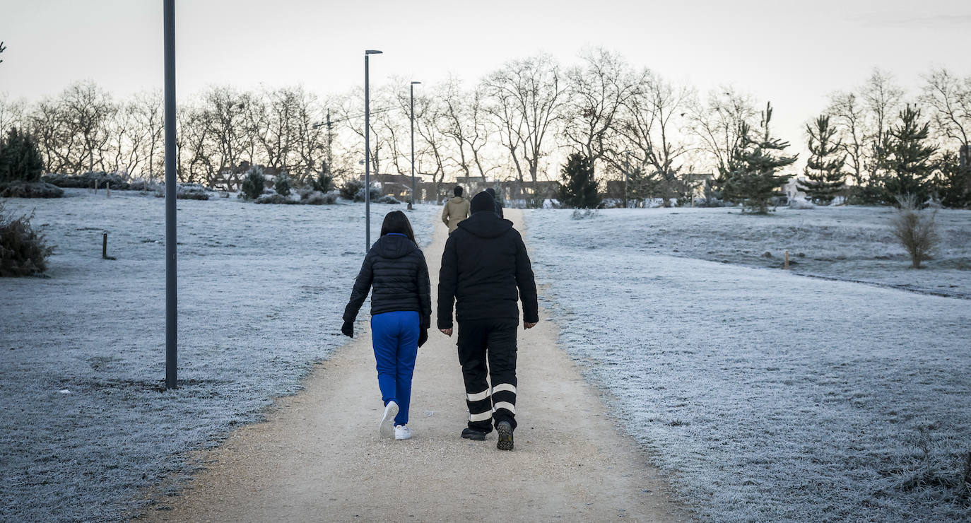 Fotos: Álava se congela con heladas y mínimas de hasta 8,6 grados bajo cero