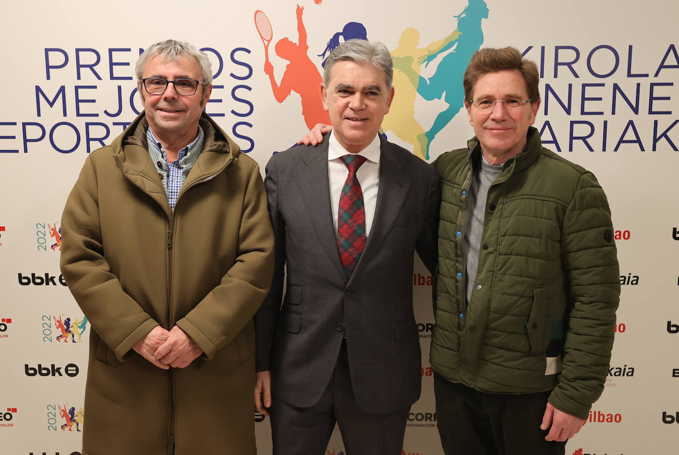 José Ramón Taranco, Marcos Muro y Herri Torrontegui.
