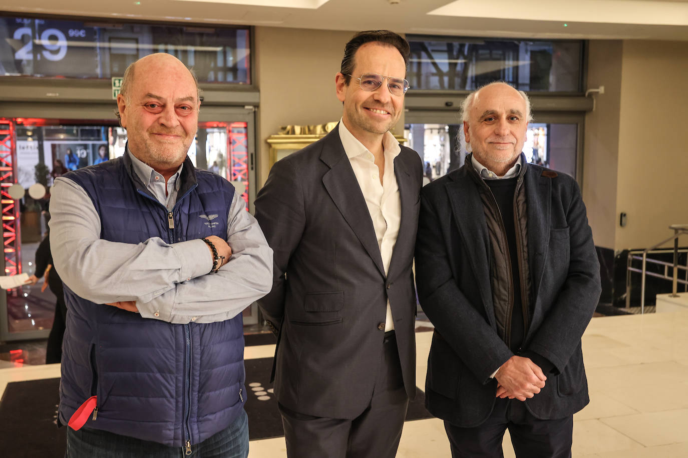 Iñaki Abásolo, Gerva Vallejo y José Félix Ruiz.