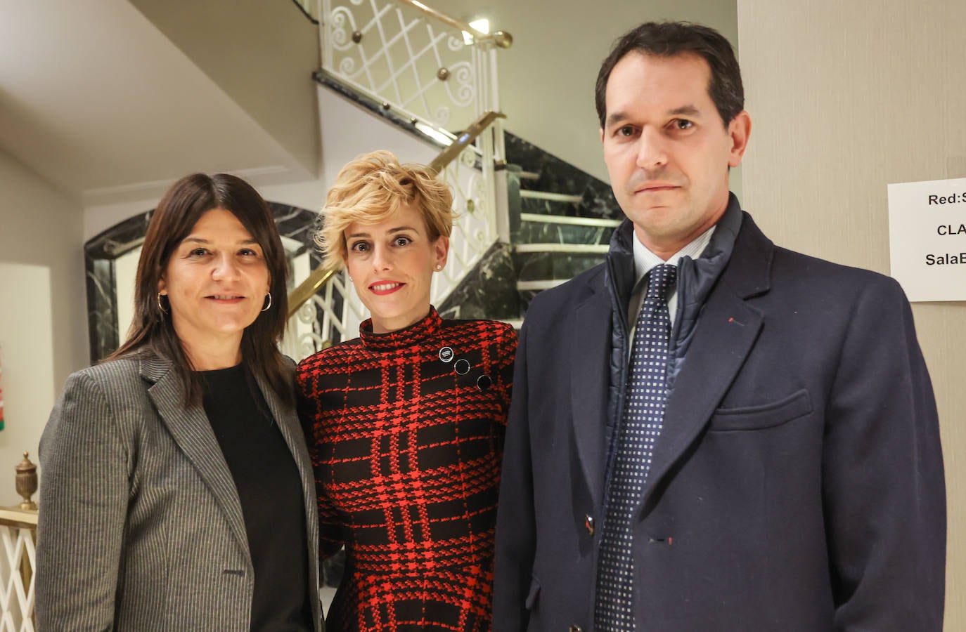 Amaia Ruiz, Mónica Zuazaga y Alain Sánchez.