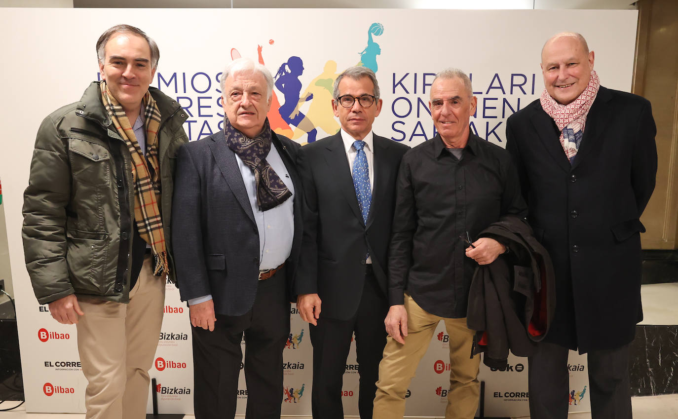 Iñaki Torre, Mikel Martínez, Tomás Rodríguez, José Lara y Luis Ortiz de Vigón.