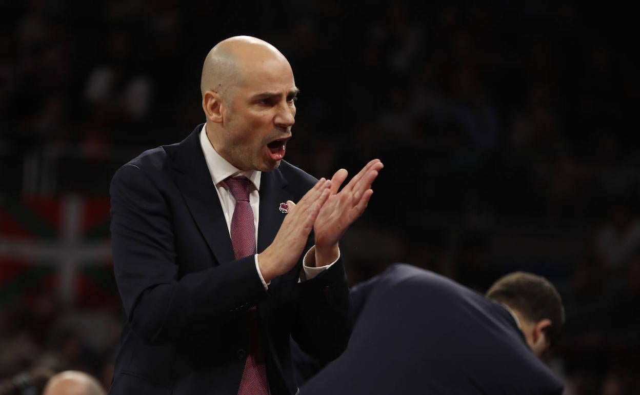 Joan Peñarroya, entrenado del Cazoo Baskonia. 