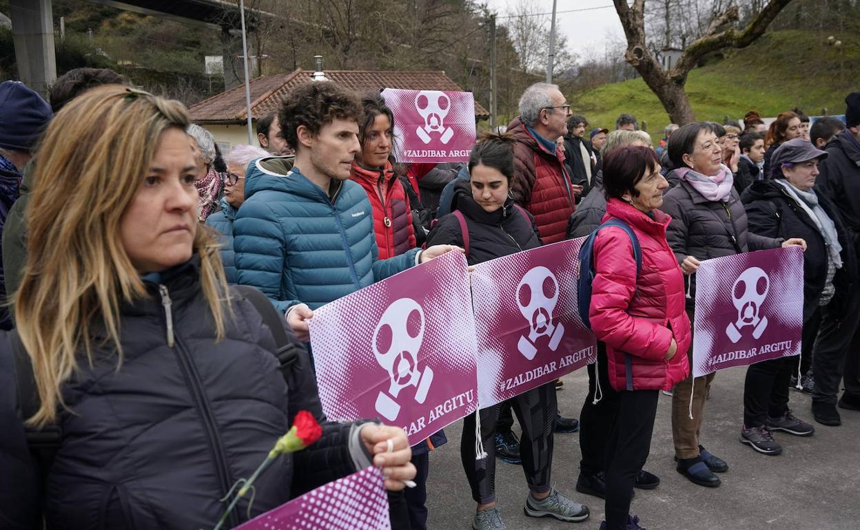 3er aniversario derrumbe vertedero zaldibar. 