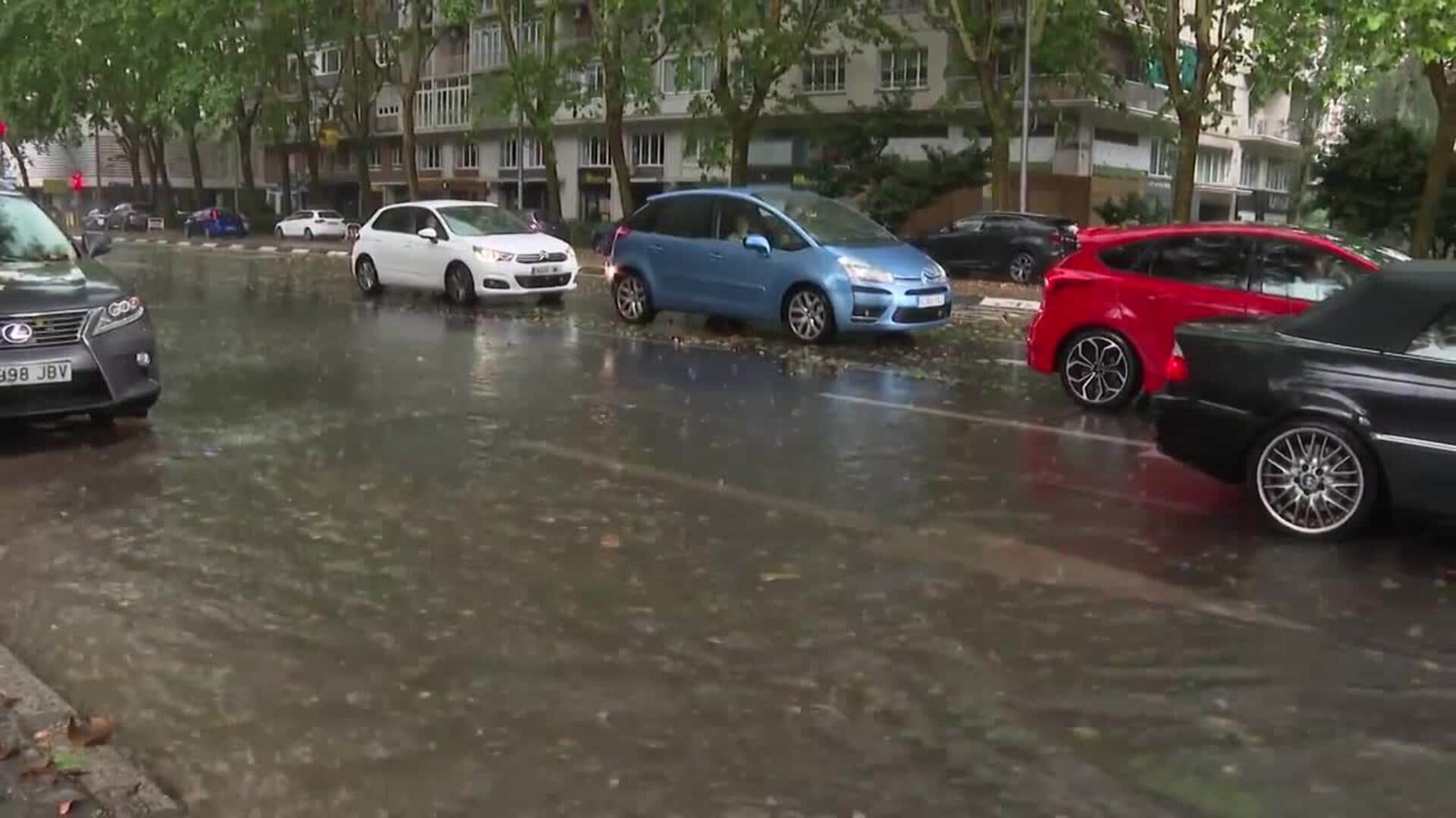 Una Tormenta De Verano Sorprende A Madrid Con Lluvia Y Granizo En Pleno ...