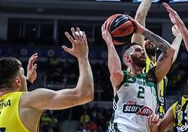 El Panathinaikos recupera posiciones en la Euroliga.