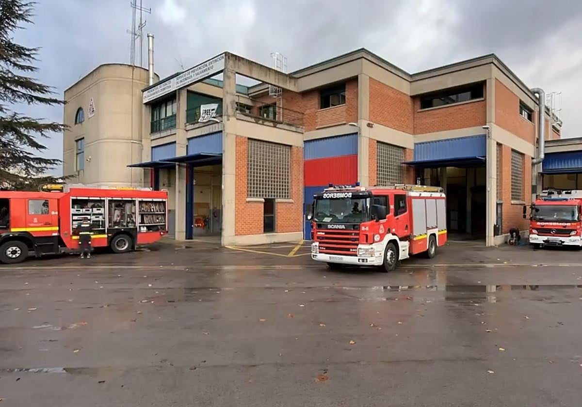 El parque de Bomberos de Vitoria.