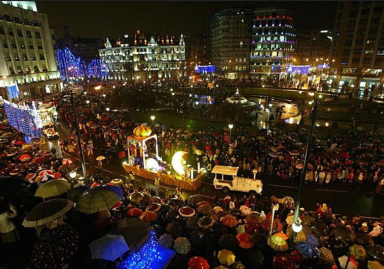 Imagen de la cabalgata de Reyes de 2009.