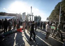 Explosiones durante la celebración del cuarto aniversario de la muerte de Qassem Soleimani en la ciudad iraní de Kermán.