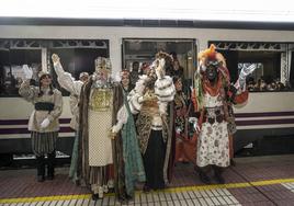 La llegada de los Reyes Magos a Vitoria, en imágenes